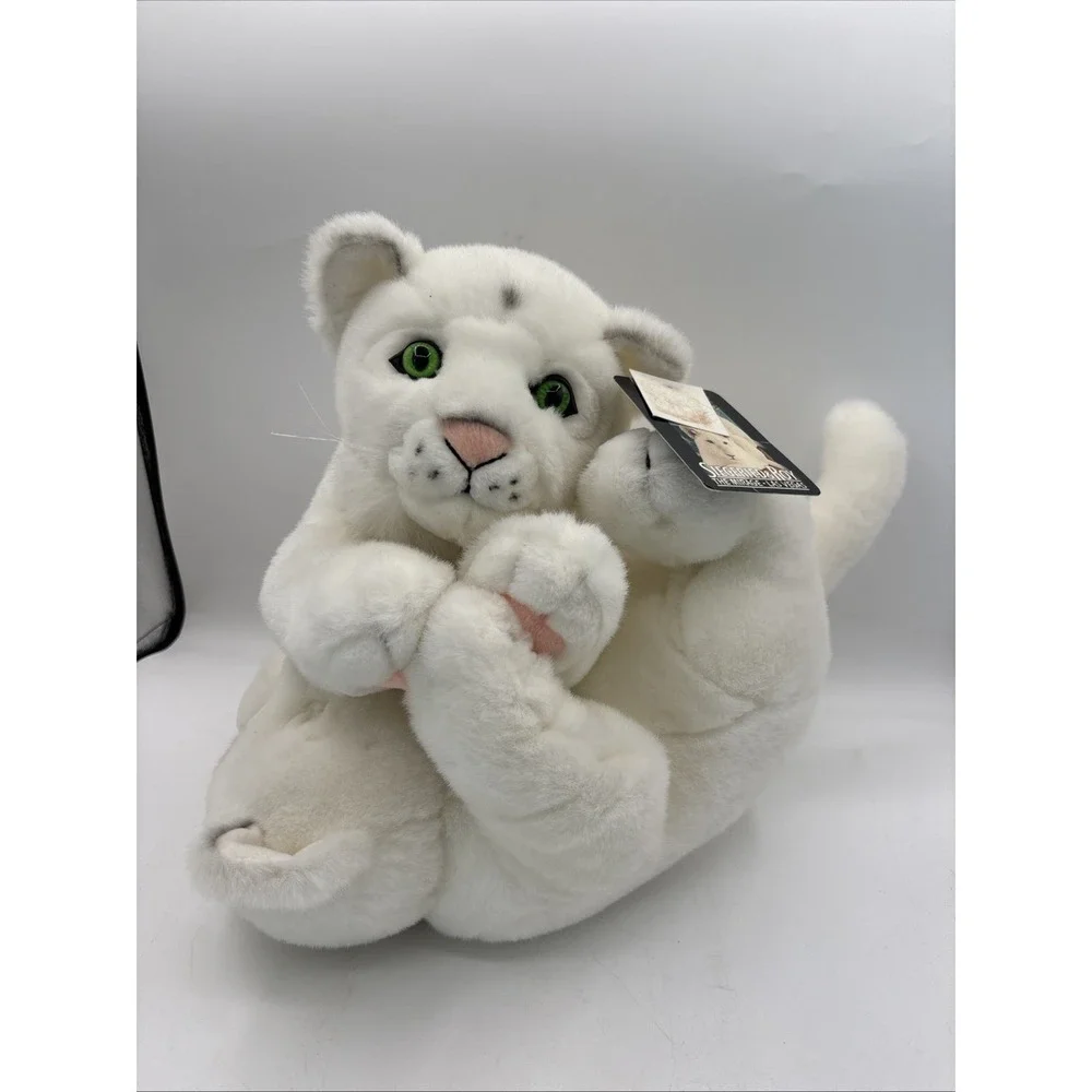 Authentic Siegfried and Roy Tussling Tiger Cubs Plush Set NWT Brand New READ